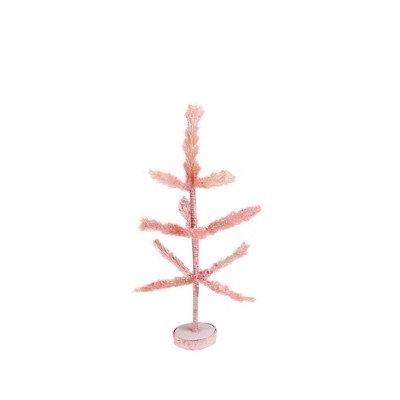 Northlight 19" Unlit Artificial Easter Tree Pastel Pink Sisal Pine