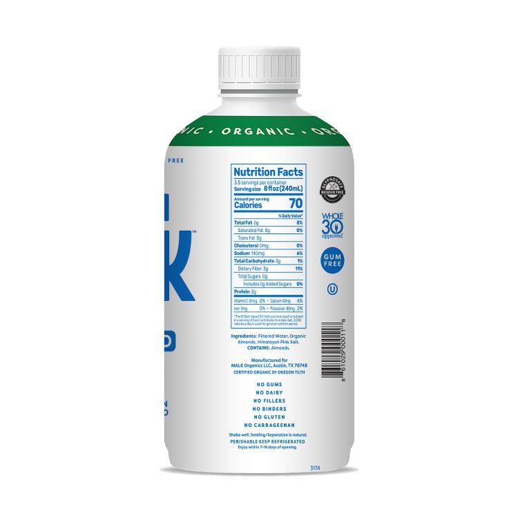 Malk Dairy-Free Almond Milk, 3 of 5