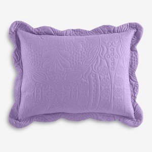 BrylaneHome Lily Damask Bedspread Bedding Collection - 1 of 3
