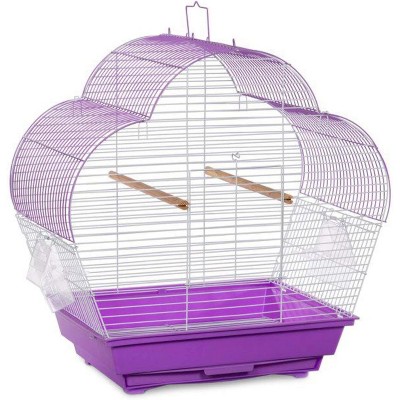Prevue Pet Products Palm Beach Teardrop Roof Bird Cage - Aqua & White - SP21003A/W