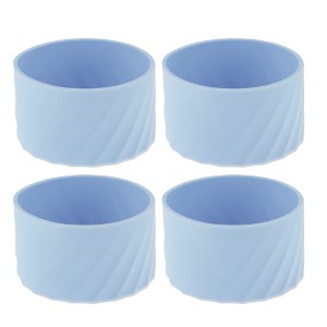 Unique Bargains Portable Fit For 40oz Anti-Fall Round Water Bottle Boot 4 Pcs - 1 of 4