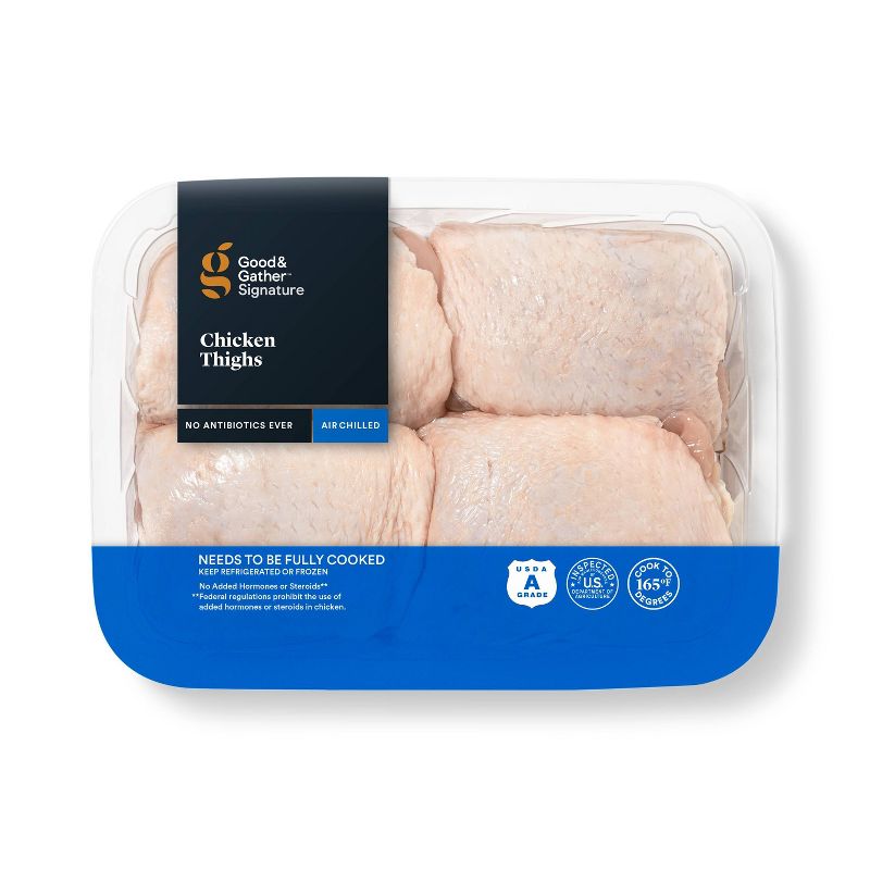 Bone-In NAE Chicken Thighs - 1.4-2.2 lbs - price per lb - Good &#38; Gather&#8482;, 1 of 5