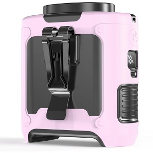 Panergy 10000mAh Portable Waist Clip Fan,40H Cooling Personal Wearable Fan,5 Speeds 16000RPM, Rechargeable With Dual Clip & Flashlight - 1 of 4
