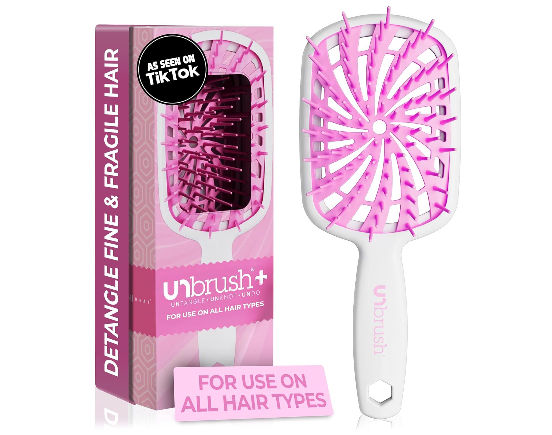 UNbrush Plus Wet & Dry Detangling Brush