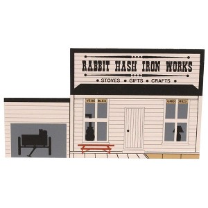 Cat's Meow Village 3.5 Inch Rabbit Hash Iron Works Souvenir Landmark 2Nd Series Village Buildings - 1 of 2