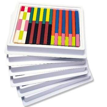 Learning Resources Cuisenaire Rods Multi-Pack: Plastic Rods, 6 Sets of 74