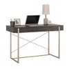 Writing Desk with Keyboard Tray, Compact Rectangular Computer Desk for Home Office or Study - 3 of 4