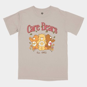 Men's Care Bears Short Sleeve Crewneck T-Shirt - Heathered Gray - 1 of 2