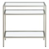 Satin Nickel Rectangular Side Table - Henn&Hart - 2 of 4