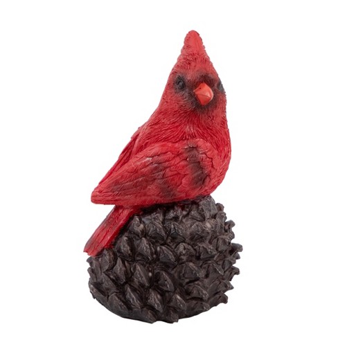 Northlight 5.5" Red Cardinal Bird Sitting on a Pine Cone Christmas Figurine - image 1 of 4