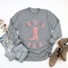 Simply Sage Market Women's Let's Go Girls Boot Long Sleeve Garment Dyed Tee - 2 of 2