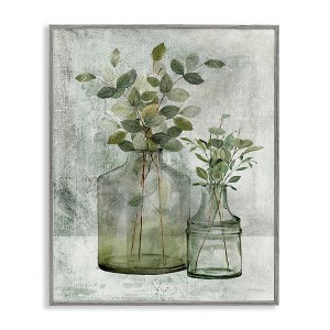Stupell Industries Plant Botanical Bunches Country Vase Potted Plant Painting, 30" x 24" - 1 of 4