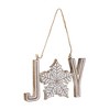 Melrose Joy Noel Snowflake Ornament (Set of 12) - 2 of 4
