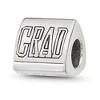 Black Bow Jewelry Sterling Silver 2026 Graduation 3-Sided Trilogy Bead Charm - 4 of 4