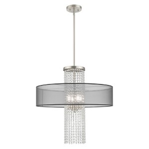 Livex Lighting Bella Vista 4 - Light Chandelier in  Brushed Nickel - 1 of 1