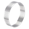Unique Bargains Heat-Resistant Perforated Stainless Steel Small Cake Mousse Rings - 3 of 4