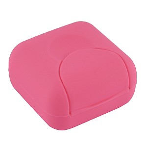 Unique Bargains Plastic Travel Easy Carry Mini Soap Dish Box - 1 of 4