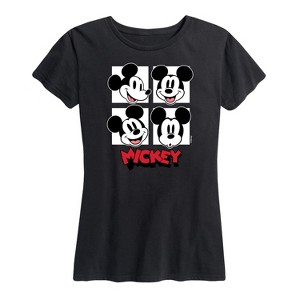 Women's - Disney - Mickey Grid Short Sleeve Graphic T-Shirt - 1 of 4