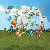 Collections Etc Butterfly Garden Stakes - Set of 24 - 2 of 2