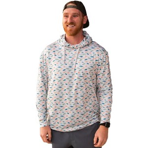 Burlebo Men's Long Sleeve Hoodie Sweatshirt - 1 of 2