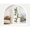 coucheta Artificial Fiddle Leaf Fig Tree with Magnolia Flowers, Faux Plants with White Planter Pot, Faux Floor Plant, Indoor and Outdoor Rubber Tree - 3 of 4