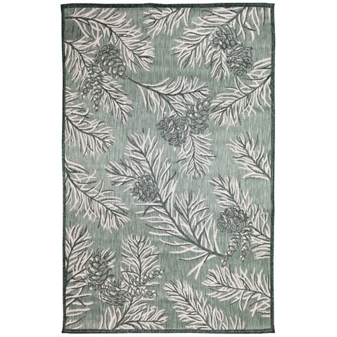 Liora Manne Malibu Pine Indoor/outdoor Rug Green 7'10