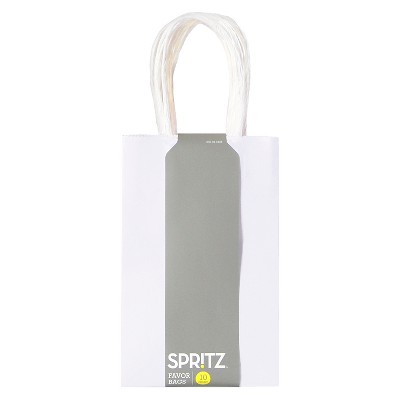 Xsmall Gift Bag White/red - Spritz™ : Target