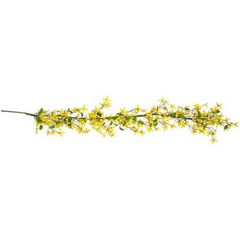 Northlight Forsythia and Berry Floral Spring Garland - 5' - Yellow