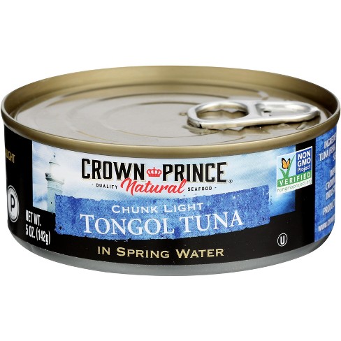 Crown Prince Tongol Tuna In Spring Water - Case Of 12 - 5 Oz : Target