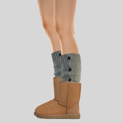 Wrapables Knee High Button Lace Leg Warmers for Boots - image 4