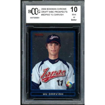 Yu Darvish Rookie Card 2009 Bowman Chrome Draft WBC Prospects #BDPW2 BGS BCCG 10