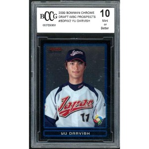 Yu Darvish Rookie Card 2009 Bowman Chrome Draft WBC Prospects #BDPW2 BGS BCCG 10 - 1 of 2