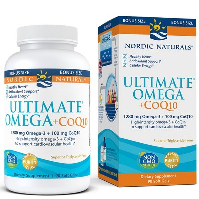 Nordic Naturals Ultimate Omega +CoQ10 - Support Overall Heart Health And Energy