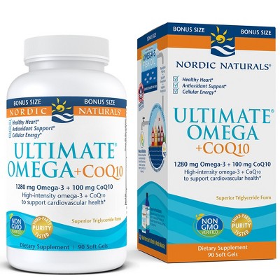 Nordic Naturals Ultimate Omega CoQ10 Support Overall Heart Health And Energy