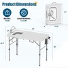 Folding Fish Cleaning Table with Foldable Sink, Portable Camping Table & Fish Cleaning Station, Camping Sink with Faucet Drainage Hose - 2 of 4