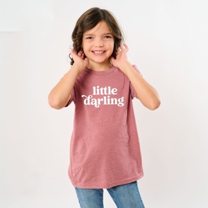 The Juniper Shop Little Darling Youth Short Sleeve Tee - M - Mauve - 1 of 4