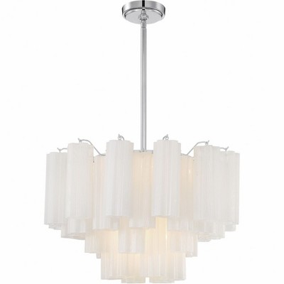 Crystorama Lighting Addis 9 - Light Chandelier in  Polished Chrome
