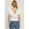 Women's Ruffled Peplum Top - entro - 2 of 4