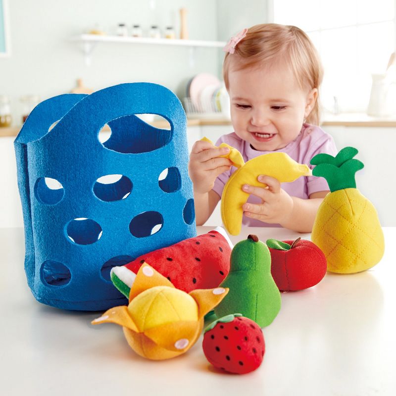 Hape Toddler Felt Fruit & Vegetable Baskets, 5 of 7