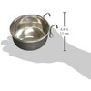 QT Dog Stainless Steel Pet Bowl Coop Cup with Hook - 10 oz - 2 of 2
