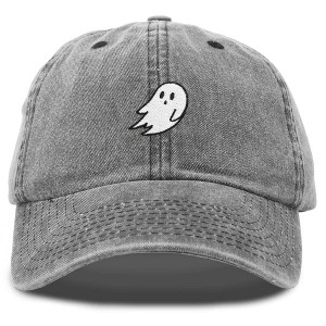 Dalix Ghost Embroidered Mens Womens Cotton Dad Hat Baseball Cap Adjustable - 1 of 4
