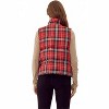 Women's Plaid Check Print Vest - Jodifl - 2 of 3