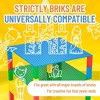 Strictly Briks Classic Stackable Baseplates 10x10 Inch Brik Tower, 4 Baseplates & 30 Stackers - Blue, Green, Red & Yellow, 34 Pc - 4 of 4