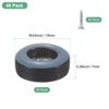 Unique Bargains Polytetrafluoroethylene Screw on Furniture Glides Sliders Grey - 2 of 4