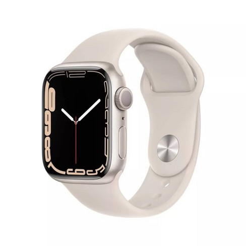 Apple Watch Series 7 Gps 41mm Starlight Aluminum Case With