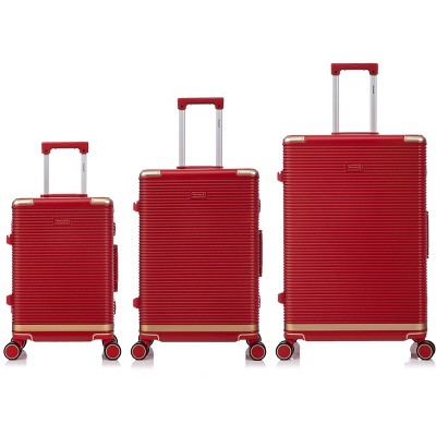 Vynxaria 3-Piece Luggage Set: 20/24/28 Inch PC+Aluminum Frame, Stylish Design with Password Lock for All Travel Needs