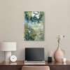 Art Remedy Green Moss Monet Garden Green Abstract Wall Art Unframed - 2 of 4