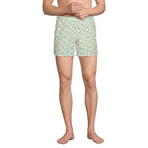 Lands' End Men's 5 Inch Volley Swim Trunk - 1 of 4
