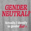 Women's - Instant Message - Gender Neutral? Actually Gender Evil Short Sleeve Graphic T-Shirt - 2 of 4