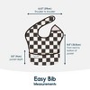 Tiny Twinkle Mess-Proof and Waterproof Baby Food Bib for Boys or Girls, Machine Washable and BPA-Free w/Adjustable Closure - 3 of 4